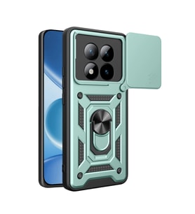 Xiaomi Redmi Note 15 Pro 5g Pars Lens Yüzüklü Silikon - Yeşil