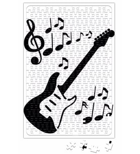 Ritmik Gitar Puzzle 240 Parça Yapboz