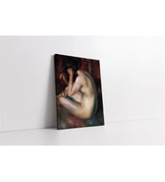 Desnudo De Espaldas Kanvas Tablo