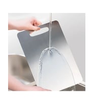 Paslanmaz Çelik Kesme Tahtası 24X15 cm Mutfak Sebze Et Kesme Tahtası Doğrama Tahtası Mutfak Aksesuarları (5343)