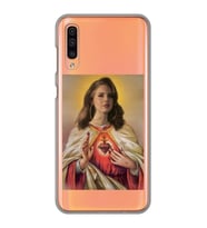 Samsung Galaxy A30S/A50/A50S Uyumlu Lana Del Rey Desenli Şeffaf Telefon Kılıfı