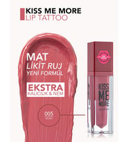 Kiss Me More Yüksek Pigmentli & Mat Bitişli Nemlendirici Likit Ruj