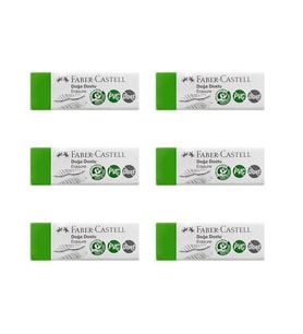 Faber Castell Doğa Dostu Büyük Silgi Dust Free PVC Free 6 lı 187254