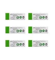 Faber Castell Doğa Dostu Büyük Silgi Dust Free PVC Free 6 lı 187254