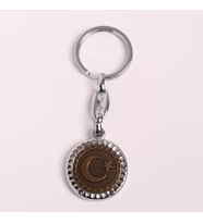 AY-YILDIZ TASARIMLI BRONZ-METAL ANAHTARLIK-ANAH231