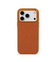 Aurum Vegan Leather Case Camel Heritage iPhone 17 Pro