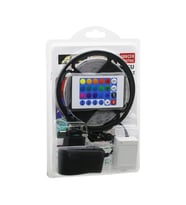ATC LED STRIP EL-07-RUS-K 5MT KUMANDALI - ADAPTÖRLÜ RGB RENKLİ ŞERİT LED IP65=SU GEÇİRMEZ SMD=2835