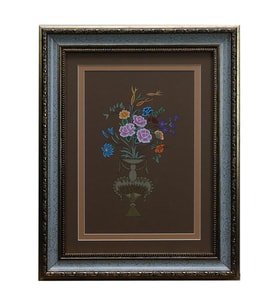 e38 EL İŞÇİLİĞİ VAZOLU BUKET TABLO - 36*47 CM - 6546