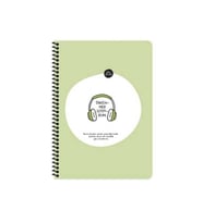 Hisli Şeyler 16,5*22,5 80Yp.Kar.Stickerli Defter - Dinlenmek İstiyorum