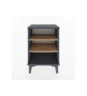 Arges Komodin 2 Raflı 44x30x64 Antrasit-Çam