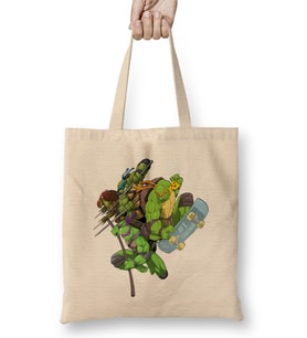 Ninja Turtles Ninja Turtle Power 01 Bez Çanta Uzun Saplı