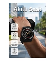Dokunmatik Ekranlı Akıllı Saat Sesli Görüşme Bildirim ve Spor Takip Özellikli
