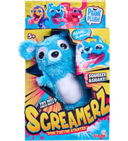 105953331 ScreamerZ Ayı "Babbling Bear" Sesli - Çığlık Sesli Komik Pelüş Hayvan - 5 Yaşından Büyük Çocuklar için Pelüş Figür, Yakl. 30 cm, Mavi