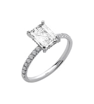 Pırlanta ve Beyaz Topaz Venüs Jasmine Yüzük 0747R0072
