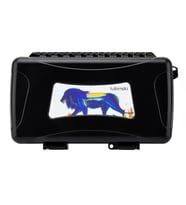 Lubinski Seyahat Puro Kutusu Humidor Kırılmaz Plastik Siyah Lion 5's LB-623