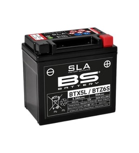 Motosiklet Aküsü BTX5L / BTZ6S 12 Volt 5 Amper Akü