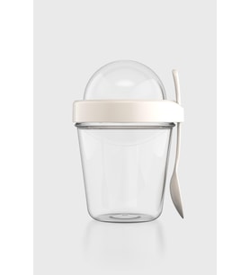 Renga Orbit 350 ml Tritan Müsli ve Atıştırmalık Kabı 191013 Bej