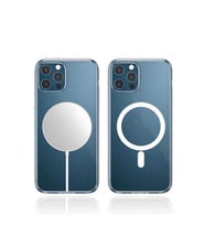 Apple Apple iPhone 11 Pro Max Kılıf Şeffaf Shock-Proof Magnetic Ultra Protection Wireless Case (Renksiz)