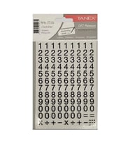TANEX STC-504 10mm STICKER REGULAR RAKAMLAR ETİKETİ 2'Lİ