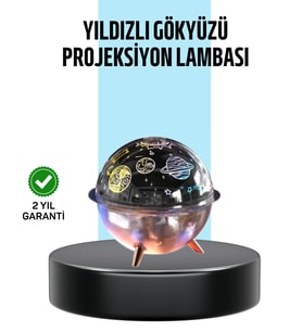 Galaksi Yıldız Efektli Nemlendirici Işık Projektörü - Lisinya