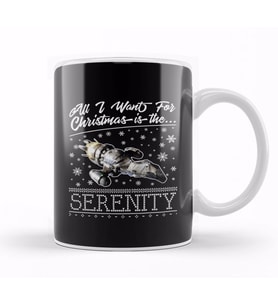 All I Want For Christmas Is The Serenity Kupa Bardak Porselen