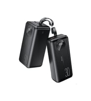Çınarcık Dev Yesido YP43 40.000 mAh Dijital Göstergeli USB3.0 PD Hızlı Şarj Powerbank - Siyah