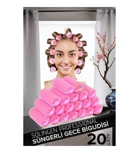Süngerli Gece Bigudisi 3 cm 20 Adet Solingen Professional