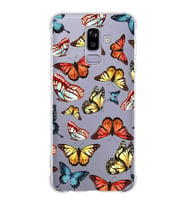 PrintiFy Samsung Galaxy A6 (2018) Uyumlu Water Color 2 Baskılı Şeffaf Köşe Korumalı Antişok Kılıf