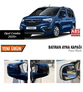 Opel Combo Yarasa Ayna Kapağı Batman Parlak Siyah Piano Black