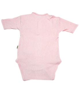 Sema Baby Yarım Kol Kaşkorse Badi (Body) - Pembe  0-6 Ay (Çok Renkli)
