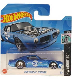 Hot Wheels - 1970 Pontiac Firebird - Hw Modified 2/5 - Hkh83 - Short Card - Good Year - Gm - Mattel (Çok Renkli)