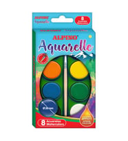 Alpino Aquarelle 8 Renk Sulu Boya Seti (28 mm)