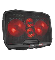 Addison Rampage AD-RC4 Siyah 2-125 mm+2-70mm Işıklı Fan 15"-17" Notebook Soğutucu Stand