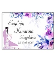 Kına Gecesi Arka Fon Afişi