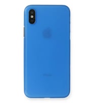 Newface Apple iPhone XS Max Kılıf PP Ultra İnce Kapak - Mavi