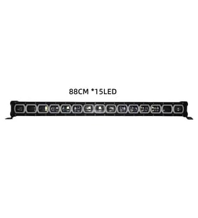 Offroad angelli beyaz-amber 12-32v 450w 88cm adet / LASS333