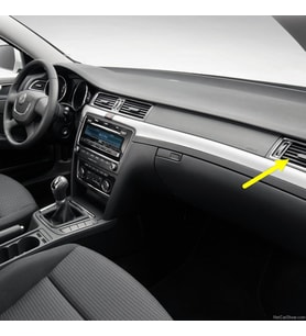 Skoda Superb 2009-2013 Ön Konsol Sağ Havalandırma Izgarası 3T0819702