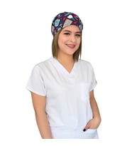 Lacivert İlkyardım Desenli Doktor Hemşire Hastane Medikal Cerrahi Bone