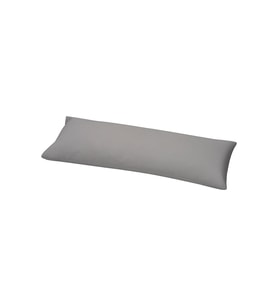 Açık gri sarılma yastığı kılıfı 40x140 cm