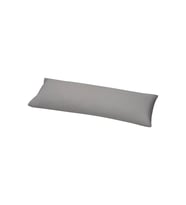 Açık gri sarılma yastığı kılıfı 40x140 cm