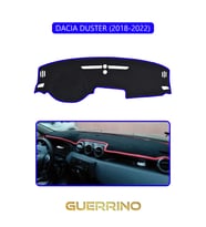 DACIA DUSTER 2018-2022TORPİDO KORUMA HALISI MAVİ KENAR