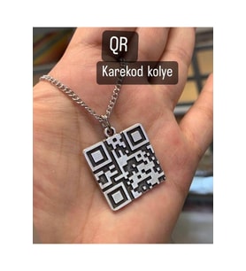 Karekod Kolye (Gümüş)