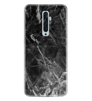 Oppo Reno 2Z 4 Lite 4 Pro 5 6 7 A31 Kılıf Desemli Silikon Kara Mermer 1375