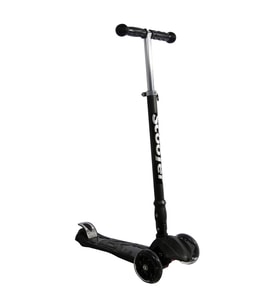 Xslide Işıklı Tekerlekli Scooter-SİYAH