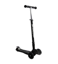 Xslide Işıklı Tekerlekli Scooter-SİYAH