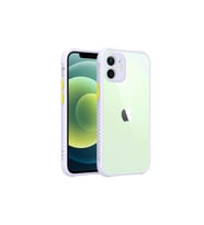 Apple iPhone 12 Uyumlu Kılıf Zore Kaff Kapak (Mor)