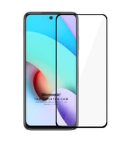 Microsonic Xiaomi Redmi 10 2022 Tam Kaplayan Temperli Cam Ekran Koruyucu Siyah
