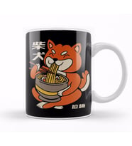 Cute Kawaii Ramen Shiba Inu Dog Japanese Anime Cartoon Kupa Bardak Porselen