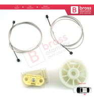 Opel Meriva MK1 A 2003-2010 93362663 İçin Arka Sol Kapı Cam Kriko Tamir Seti