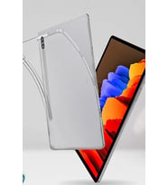 Samsung Galaxy T220 Tab A7 Lite 8.7 inç Uyumlu Anti Şeffaf  Silikon Kılıf